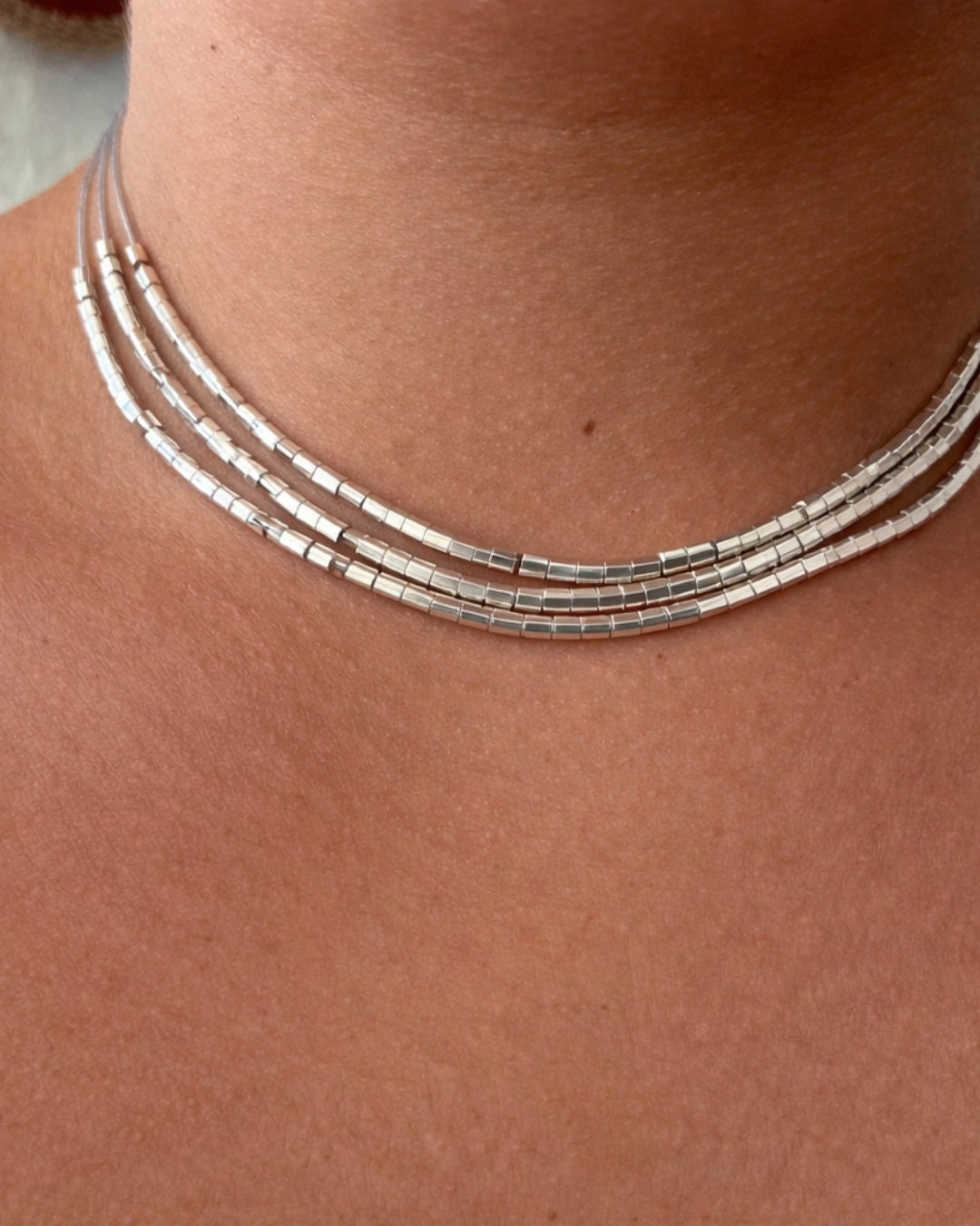 TRIPLE SQUARE NECKLACE