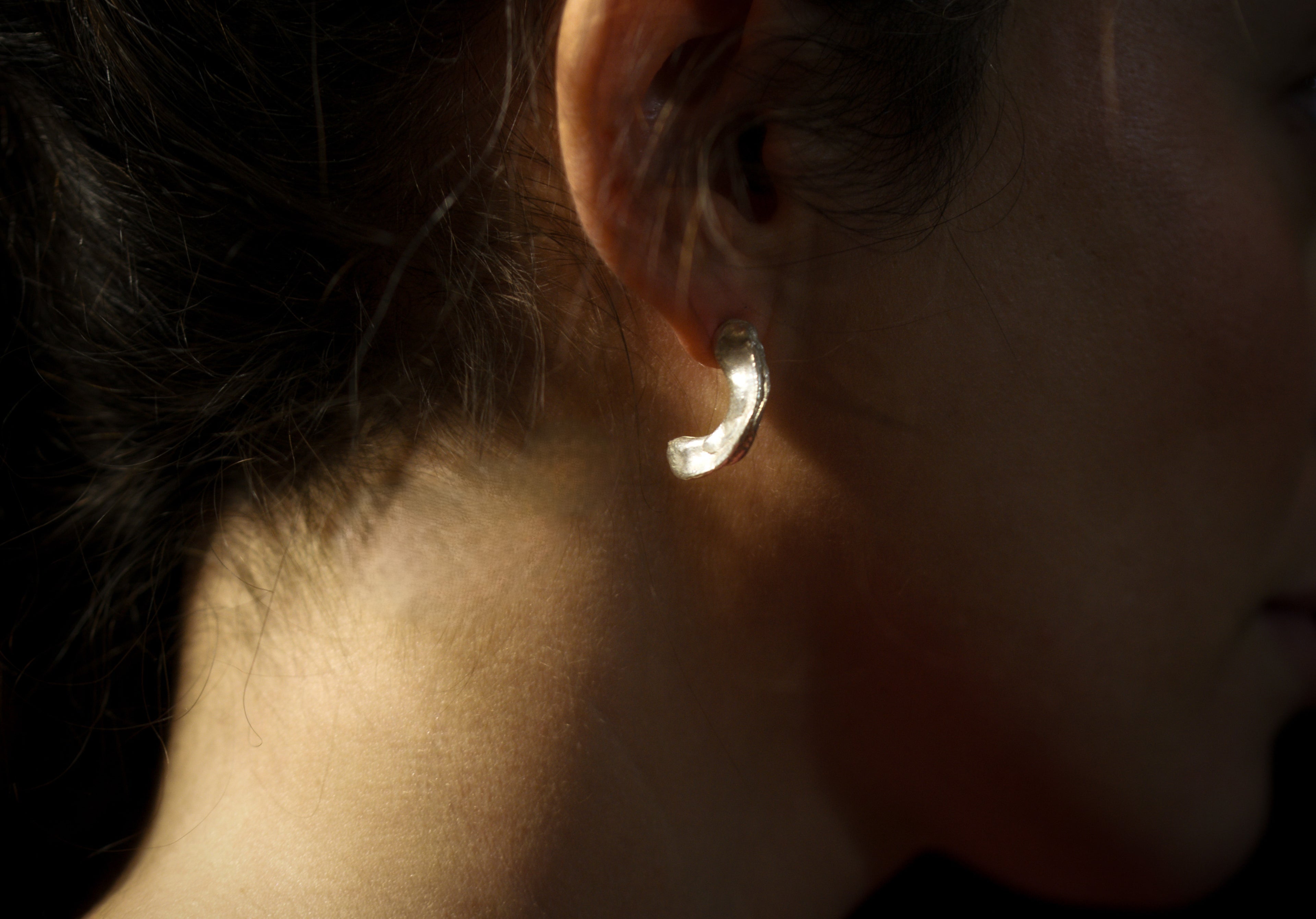 BIG FOALDED EARRINGS