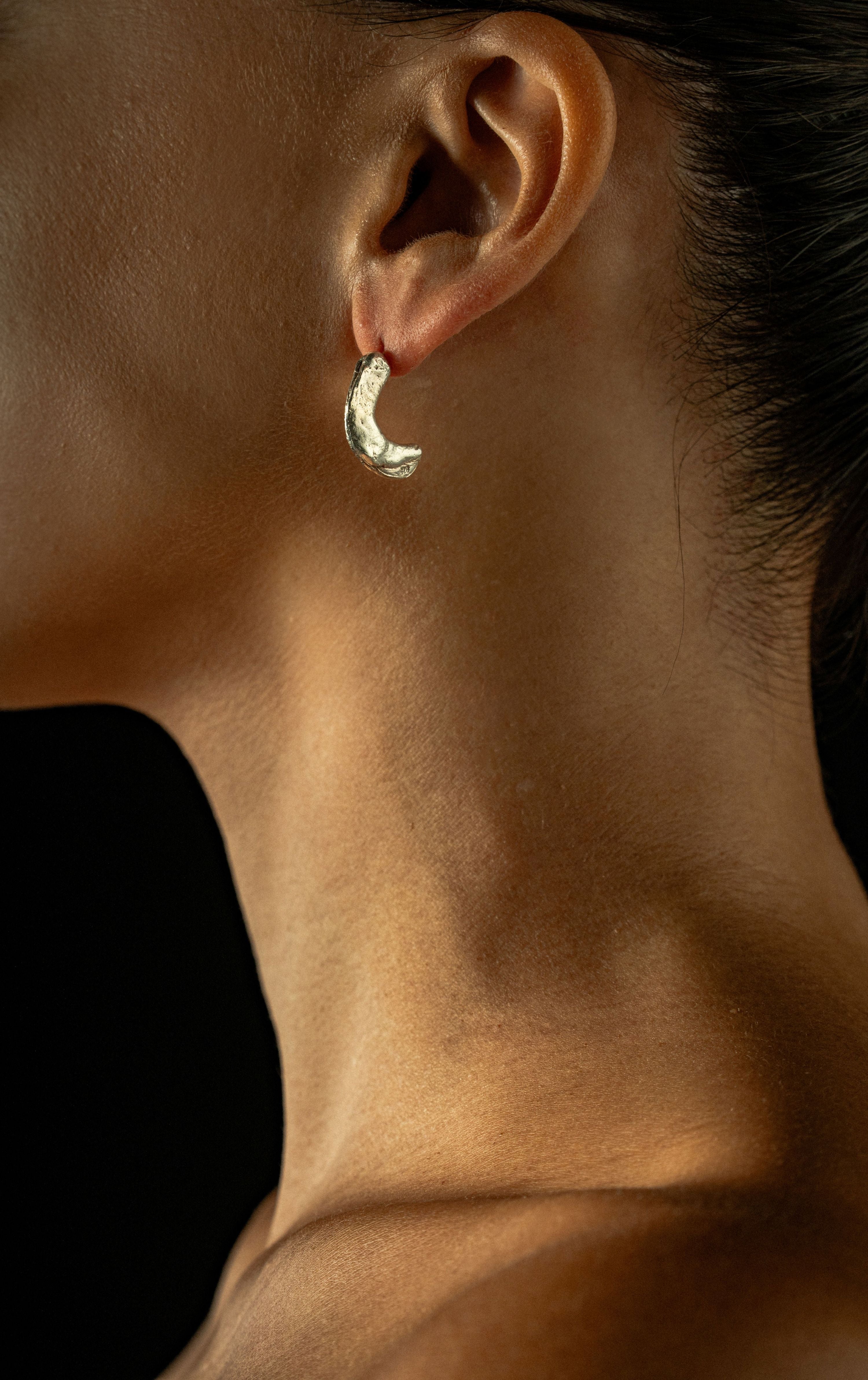 BIG FOALDED EARRINGS